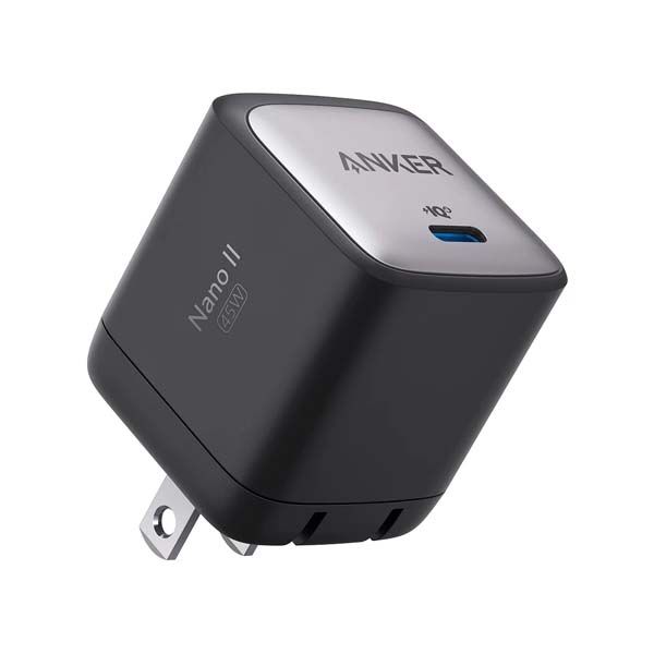 Anker Nano II 45W PPS USB-C Fast Wall Charger with GaN for Samsung Galaxy  and iPhone Black A2664J11-1 - Best Buy