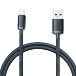 Baseus Crystal Shine Series 2.4A Fast Charging USB to Lightning Data Cable 2m Black CAJY000101 - Image 4