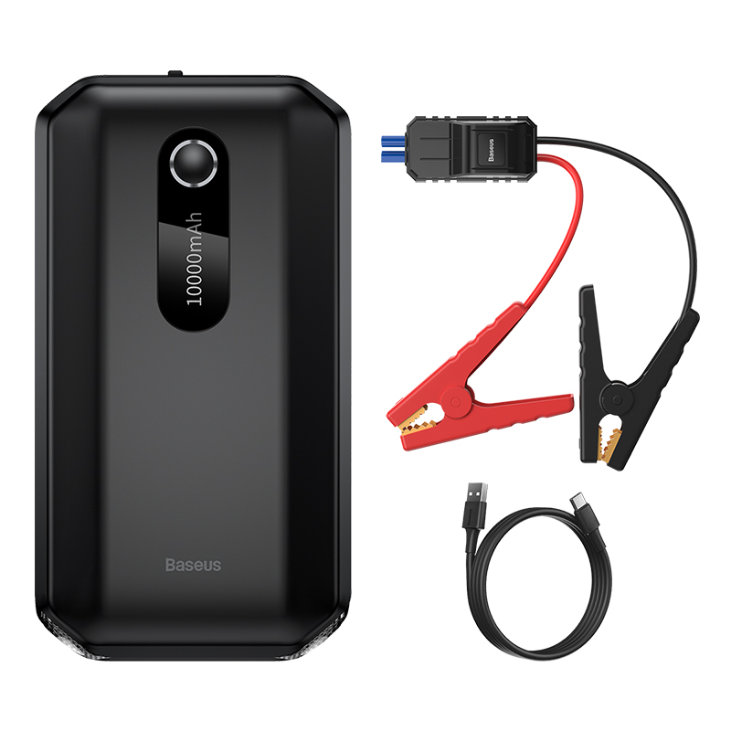 7-1-1.jpg Baseus Super Energy Air Car Jump Starter 10000mAh Peakcurrent 1000A?Black - Image 1