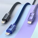 Baseus Crystal Shine Series 2.4A Fast Charging USB to Lightning Data Cable 2m Black CAJY000101 - Image 6