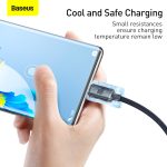 Baseus USB to Type-C Crystal Shine Series Fast Charging Data Cable100W 2m Black CAJY000501 - Image 6