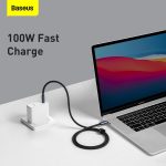 Baseus USB C Cable TB3 GEN2 PD 100W 8K 60Hz Thunderbolt 4 USB C to USB C 40Gbps  PD Cable - Image 2