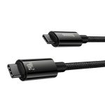 Baseus Cable Type-C to Type-C 240W Tungsten Gold Super Adaptive Fast Charging Data Cable For Laptop Macbook Ipad 3m Black CAWJ040201 - Image 2