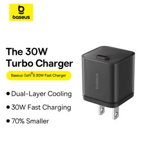 Baseus Charger 30W GAN5S For Apple 15 Series Samsung Pixel Huawei