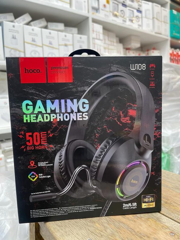 Hoco W108 Wired Gaming Headphone