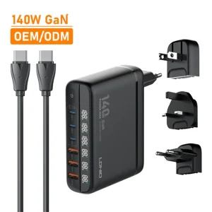 LDNIO A6140C GaN 140W Travel Charger with Smart IC Technology