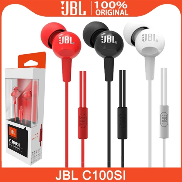 JBL C100SI Headphones with Dynamic drivers