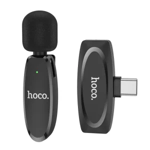 HOCO L15 Wireless Lavalier Microphone - High-Quality Audio