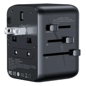 XUNDD XDCH-069 20W Universal Travel Adapter 3 USB Ports