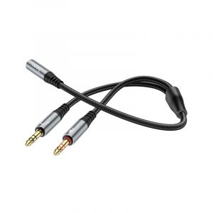 HOCO UPA21 3.5mm Female To 2*Male Audio Cable Adapter