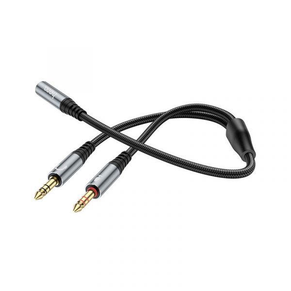 HOCO UPA21 3.5mm Female To 2*Male Audio Cable Adapter