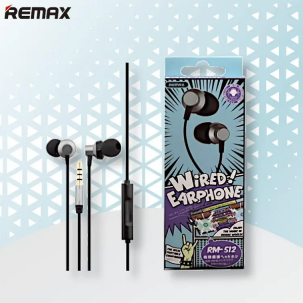 Remax RM 512 3.5m wired Earphone