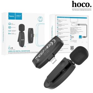 HOCO L15 Wireless Lavalier Microphone High-Quality Audio Lightning Iphone Version