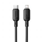 Baseus Cable For Iphone 14 13 12 11 Series Type-c to Lightning PD 20W Silky Series Fast Charging Black 2M P10377700113-01