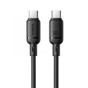 Baseus Silky Series Fast Charging Cable Type-c to Type-C 100W 2m Cluster Black P10377704113-01