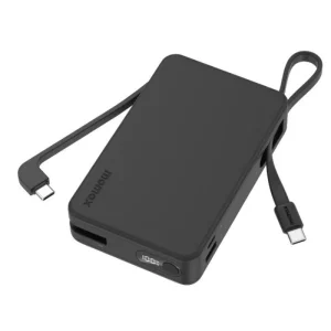 Momax 1-Power Vital+ Power Bank 20000mAh With 2 Built-In USB-C Cables