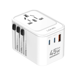 LDNIO Z8 3USB Ports 45W GaN Travel Adapter