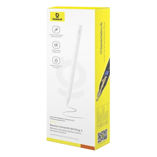 Baseus Stylus Pen For IPAD Smooth Series 3 Magnetic Wired Charging Active Version P80080805213-01 - Image 2