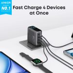 Anker Laptop Charger 140W 4-Port PD 3.1 with Touch Control USB-C Cable (B2697)
