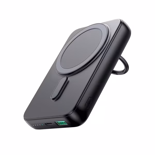 Joyroom W050 10000mAh Magnetic Wireless Power Bank With Ring holder