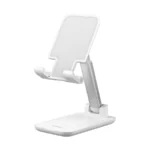 Folding Desktop Phone Stand White