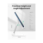 Folding Desktop Phone Stand White