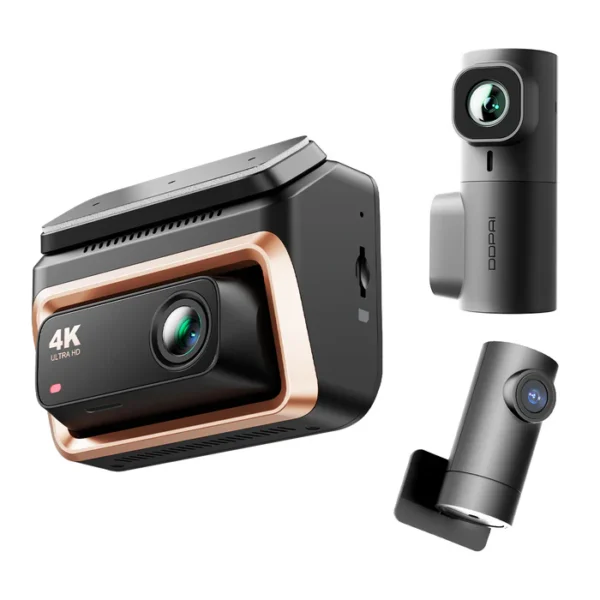DDPAI Dash Camera  Z60 Pro 4K 3 Channel Front & Back Camera 32GB Built-in Memory -18 Months Warranty - Image 1