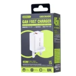 REMAX CA05 45W GaN Fast Charger USB-C USB-A Dual Port Power Adapter - UK Plug - Image 4