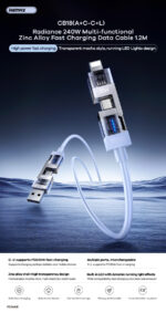 EMAX CB18 Cable USB/Type C Type C/Iphone (A+C ra C+L)