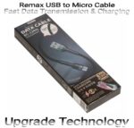 REMAX RC-124m 1m 2.4A USB to Micro USB Fast Charging Data Cable(Black)