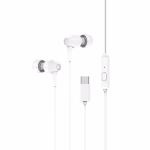 VIDVIE HS684T  In-Ear Type-C Wired Earphone Super BASS Crystal Clear Sound White For Iphone 15 16 17 Samsung Google Pixel Oneplus  - 3 Months Warranty